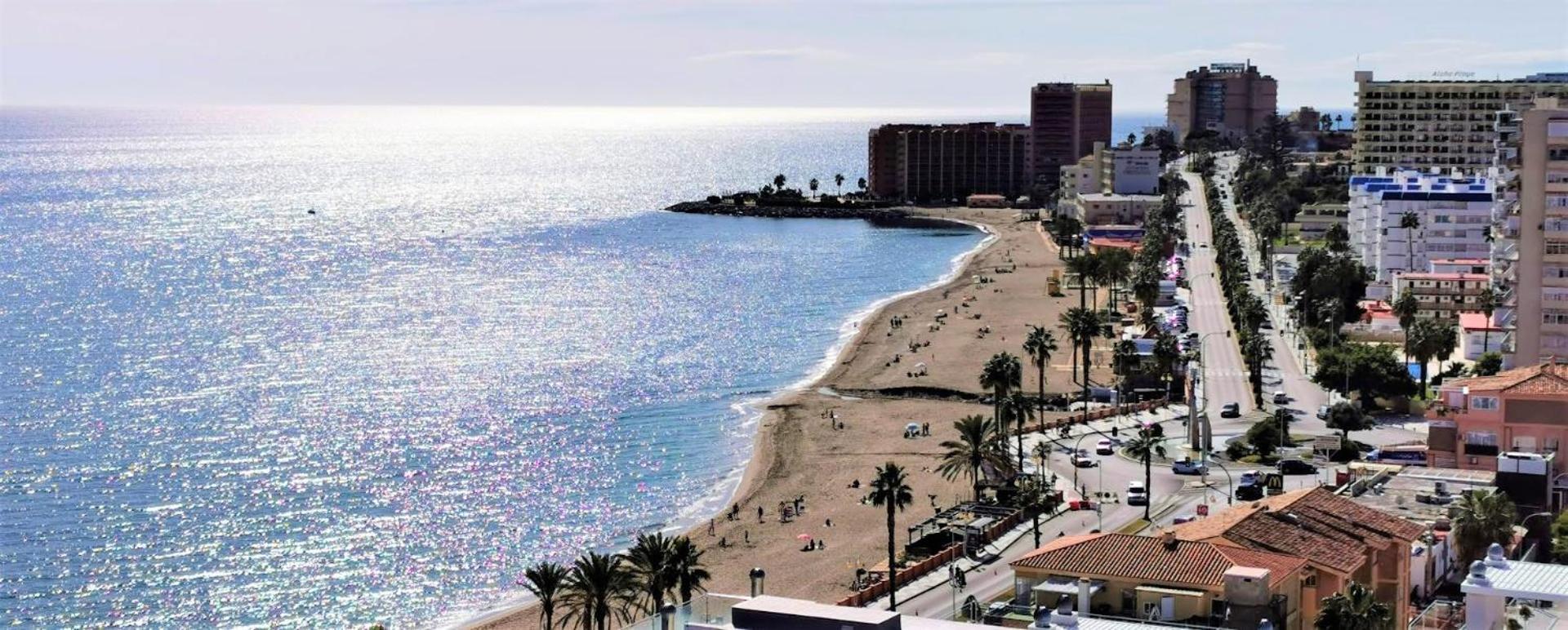 Benalmadena Front Line Sea View 1 Bedroom Large Apartment Eksteriør bilde