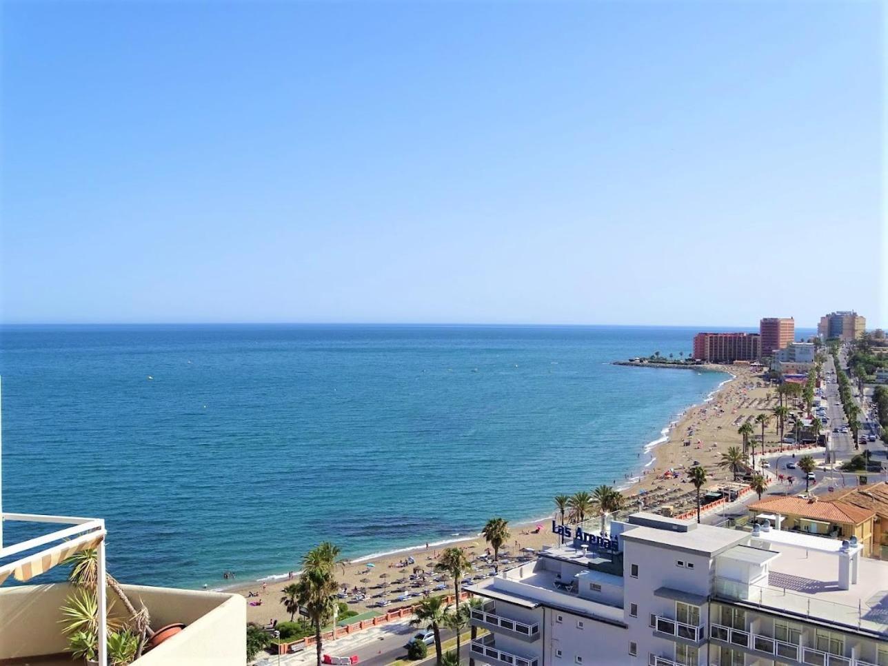 Benalmadena Front Line Sea View 1 Bedroom Large Apartment Eksteriør bilde
